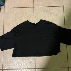 black crop top. US size small